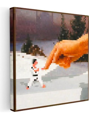 Tablofest Kare Kanvas Tablo Pointer Piksel Minecraft Tablosu Ev Ofis Salon Duvar Dekoru