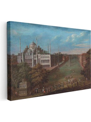 Tablofest Yatay Kanvas Tablo Sultanahmet Meydanı Tören Osmanlı Tablosu Ev Ofis Duvar Dekoru