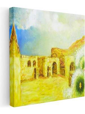 Tablofest Kare Kanvas Tablo Target Successfully Bombed Minecraft Tablosu Ev Ofis Salon Duvar Dekoru