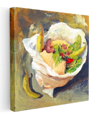 Tablofest Kare Kanvas Tablo Kebab Med Tre Pepperoni Minecraft Tablosu Ev Ofis Salon Duvar Dekoru