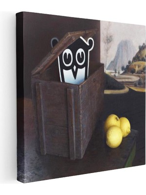 Tablofest Kare Kanvas Tablo Owlemons Minecraft Tablosu Ev Ofis Salon Duvar Dekoru