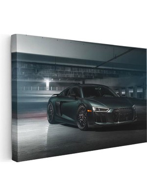 Tablofest Yatay Kanvas Tablo Audi R8 V10 Performance Coupe Audi Tablosu Ev Ofis Duvar Dekoru