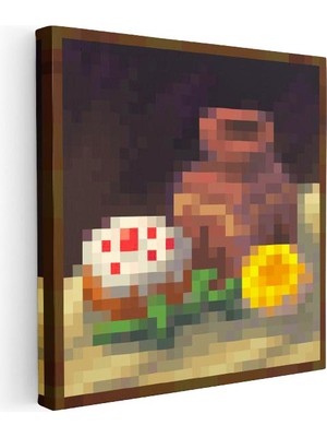 Minecraft - Baroque Piksel Kanvas Tablo