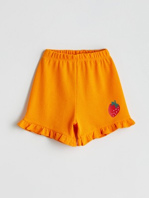 Lc Waikiki Yeni Sezon Beli Lastikli Kız Çocuk Şort