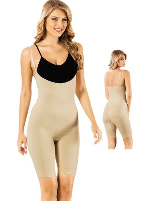 Bipamuk Kadın Göğüs Altı Tam Boy Korse Bel Basen ve Sırt Toparlayıcı 1 Beden Ince Gösteren