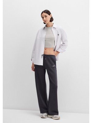 Mavi Mavi Logo Baskılı Antrasit Eşofman Altı 1011124-70087