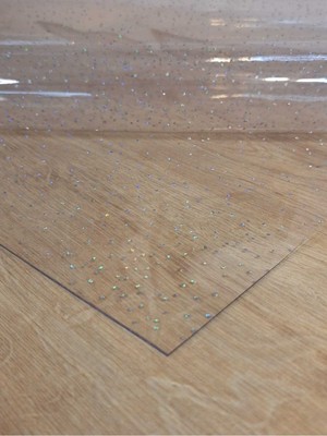 Başak Ev Tekstili Kalın Pvc Masa Koruyucu – 1.2 mm Mika Örtü, 80 cm En, Işık ile Renk Değiştiren Desen