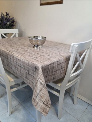 Başak Ev Tekstili Yumuşak Dokulu Kalın Pvc Masa Örtüsü – Tüy Desenli,kolay Temizlenebilir,kaydırmaz& Silinebilir