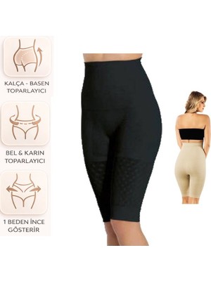 Bipamuk Kadın Selülit Korse Toparlayıcı Basen ve Bacak Şekillendirici