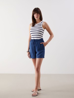 Lc Waikiki Yeni Sezon Beli Lastikli Kadın Şort