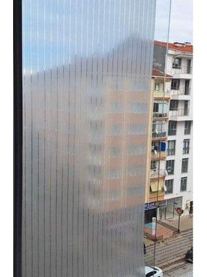 Başak Ev Tekstili Cam Filmi Kaplama Statik Folyo Buzlu Desenli Duşa Kabin Pencere Ofis Dekorasyon