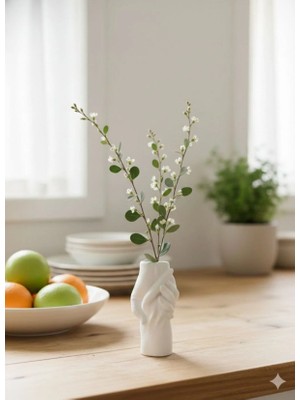 Sevgiliye Özel Hediye El Ele Tutuşan Eller Vazo & Dekoratif Obje