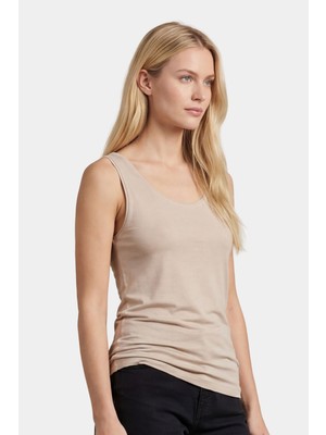 Türen Kadin Modal Yün Karisimli Atlet 935/BEJ