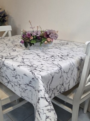 Başak Ev Tekstili Yumuşak Dokulu Kalın Pvc Masa Örtüsü – Tüy Desenli,kolay Temizlenebilir,kaydırmaz& Silinebilir