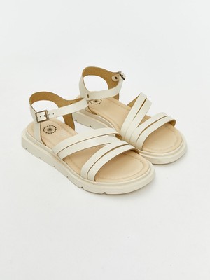 Lc Waikiki Yeni Sezon Deri Görünümlü Kadın Sandalet