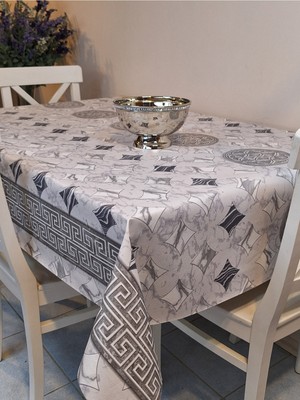 Başak Ev Tekstili Elyaflı Pvc Muşamba - Desenli Silinebilir Masa Örtüsü