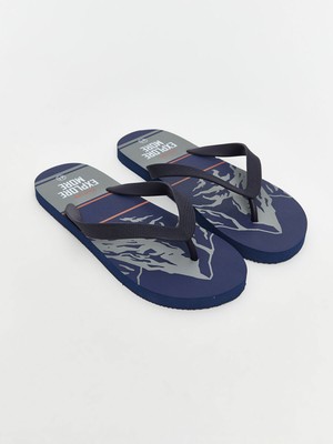 Lc Waikiki Yeni Sezon Baskılı Erkek Parmak Arası Terlik