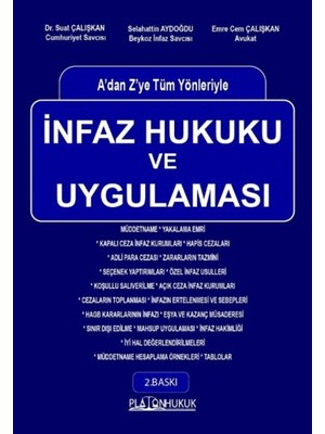 Platon Hukuk Infaz Hukuku ve Uygulaması