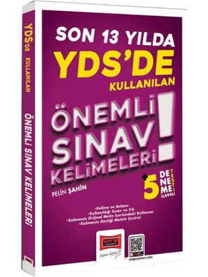 Yargı Yayınevi Yargı Yayınları YDS de Son 13 Yılda Kullanılan Önemli Sınav Kelimeleri