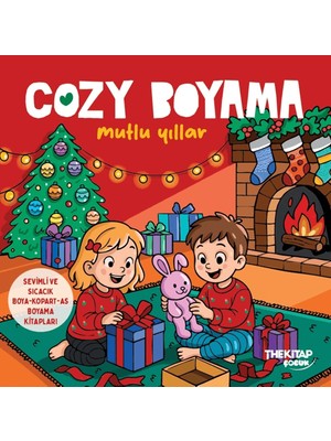 The Kitap Çocuk Cozy Boyama - Mutlu Yıllar - Boya, Kopart, As