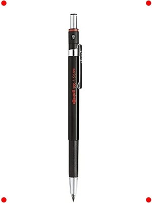 Calperia Mekanik Kurşun Kalem, 2.0 mm Uç, Siyah Gövde