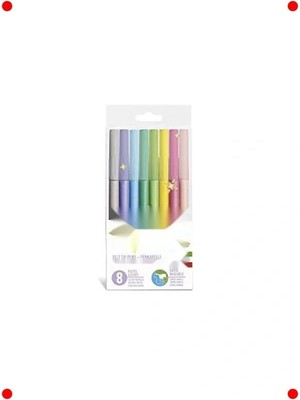 Calperia Pastel Süper Yıkanabilir Keçeli Kalem 8'li Set