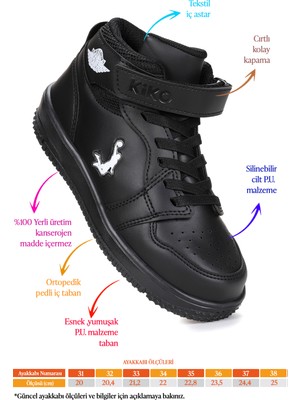 Kiko Kids Hayka Cırtlı Basketbol Kız Çocuk Spor Ayakkabı