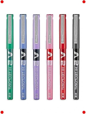 Calperia Ince Uçlu Roller Kalem Seti 0.5 mm - 6 Renk