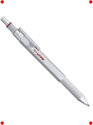 Calperia 3'ü Bir Arada Çok Fonksiyonlu Kalem (Gümüş)