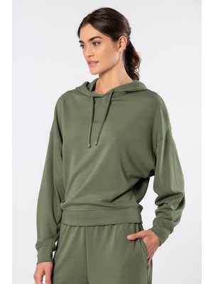 Wtshirt Türen Kadin Kapüsonlu Sweatshirt