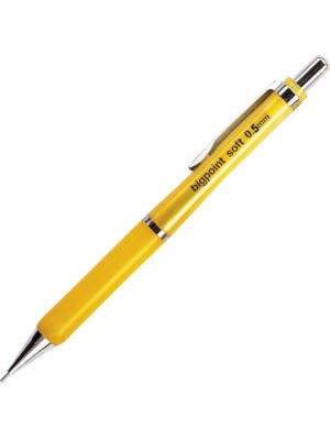 Bigpoint Soft Versatil Kalem, 0.5 Mm, Metal Uçlu, Sarı