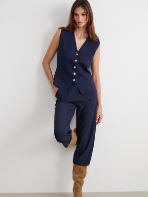 Lc Waikiki Yeni Sezon V Yaka Kadın Triko Yelek