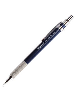 Bigpoint Rapid Versatil Kalem, 0.3 Mm, Metal Uçlu, Mavi