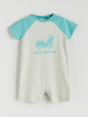 Lc Waikiki Yeni Sezon Bisiklet Yaka Erkek Bebek Penye Tulum