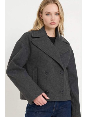 DeFacto Kısa Kaşe Kaban E8646AX26SP