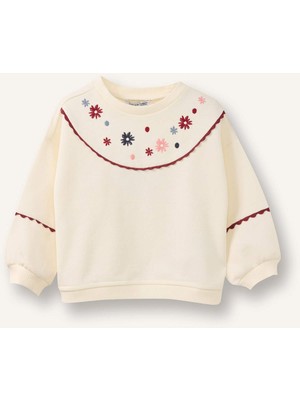 DeFacto Oversize Sweatshirt Kız Bebek G8156A526SP