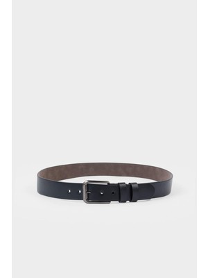 DeFacto Erkek Dikdörtgen Toka Suni Deri Günlük Kemer H0321AXNS