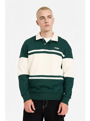 DeFacto Boxy Fit Polo Yaka Sweatshirt F8657AX26SP