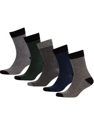 DeFacto Erkek 5li Pamuklu Uzun ÇORAP A7555AXNS