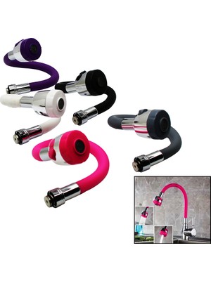 Go İthalat Topaç Silikon Renkli Kubar Yaylı Boru Mutfak Batarya Ucu Poşetli (5440)