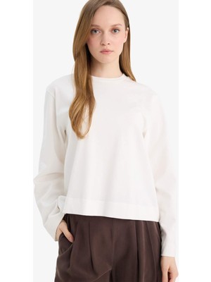 DeFacto %100 Pamuk Regular Fit Uzun Kollu Tunik G0377AX26SP