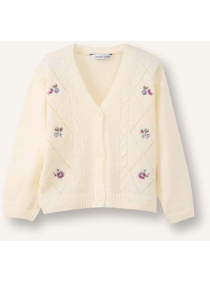 DeFacto Nakışlı Hırka Kız Bebek G8096A526SP