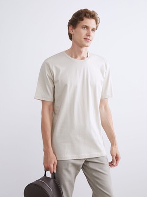 Lc Waikiki Yeni Sezon Bisiklet Yaka Kısa Kollu Merserize Erkek Tişört