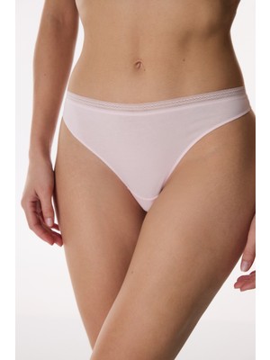 Penti Açık Pembe Easy Pamuklu Trim Tanga Külot