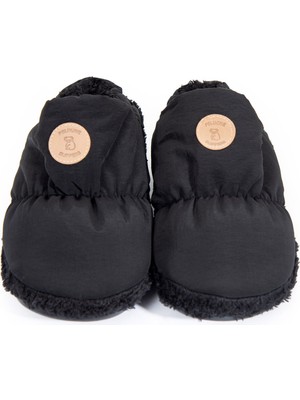 Peluche Siyah Erkek Ev Terliği 25E-A2 - 1