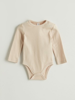 Lc Waikiki Yeni Sezon Bisiklet Yaka Erkek Bebek Çıtçıtlı Bodysuit