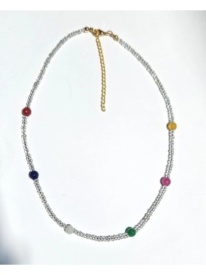 Chellomood - Chroma Glow – Doğal Taşlı Minimal Kolye