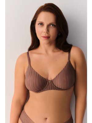 Suwen Stripe Basics Desteksiz Balenli Sütyen