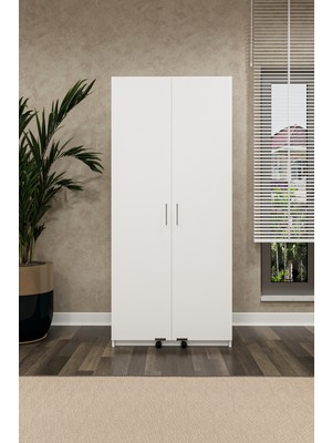 Asra Trend Mutfak Kiler Dolabı Asra Trend Beyaz Mk-01