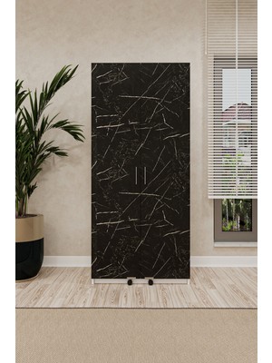 Asra Trend Mutfak Kiler Dolabı Beyaz & Royal Mermer Asra Trend Mk-04